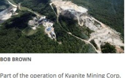 Kyanite Mining Corporation Request for Amended State Operating Permit